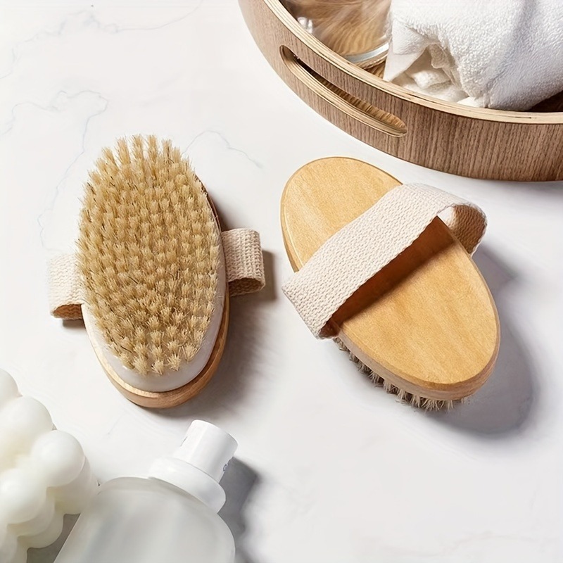 Dry Brush Body - Escova corporal seca de cerdas naturais