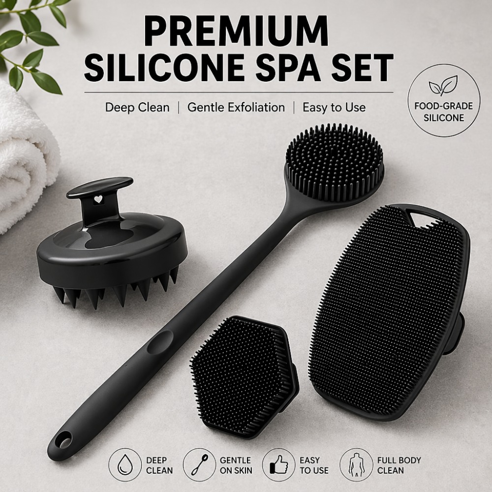 Conjunto de 4 Escovas de Silic - Dry Brush Body avaliação e preço